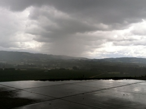 Getting to watch the rains over the valley all week was a relaxing and special treat.