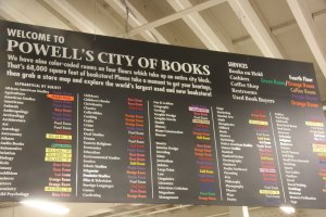 Powell's Books Sign